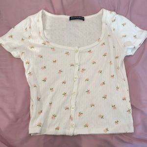 brandy melville floral top